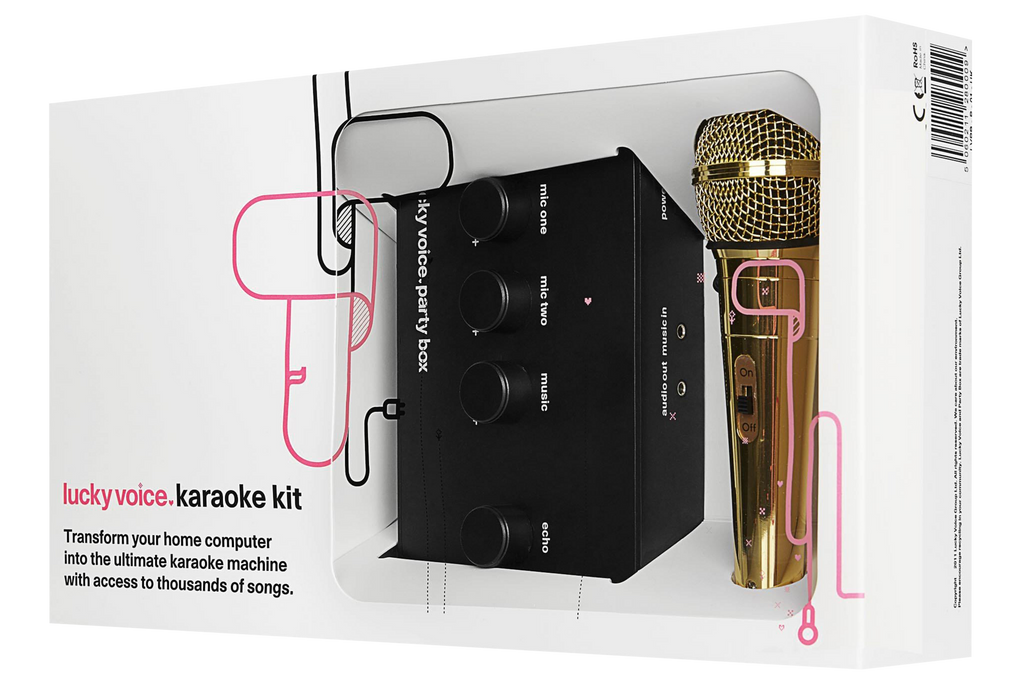 Lucky Voice Gold Karaoke Machine