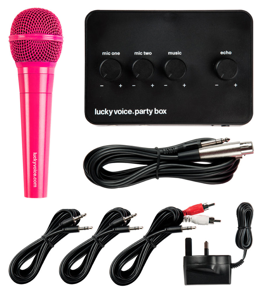 Lucky Voice Pink Karaoke Kit