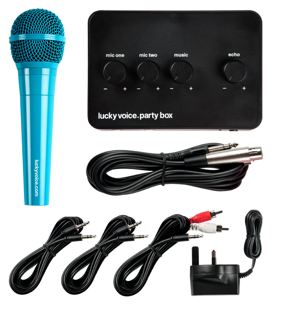 Lucky Voice Blue Karaoke Kit