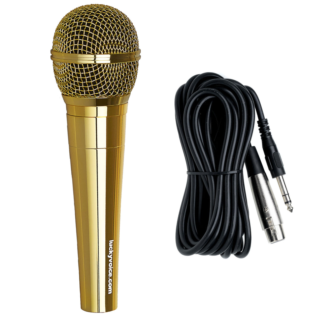 Lucky Voice Gold Microphone