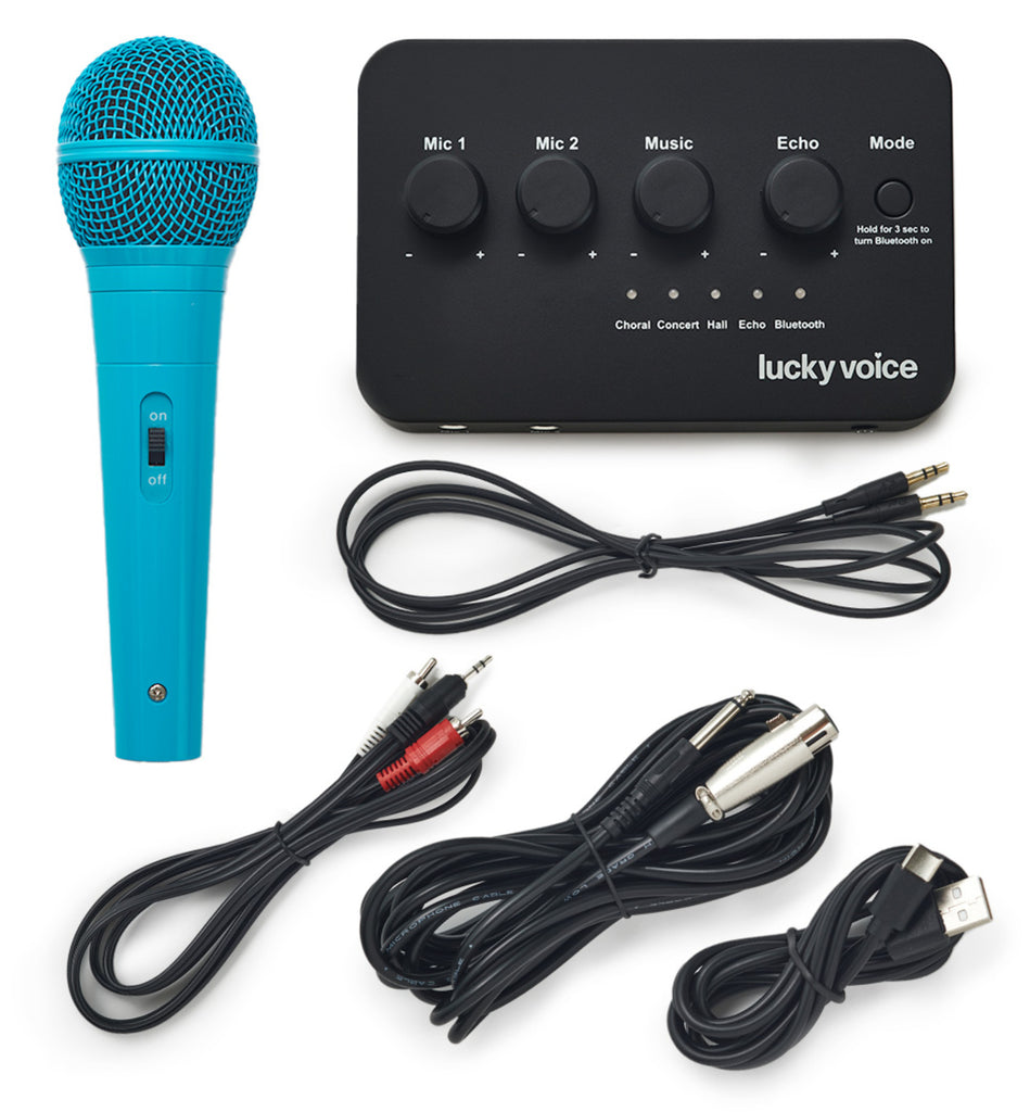 Lucky Voice Blue Karaoke Machine 2.0