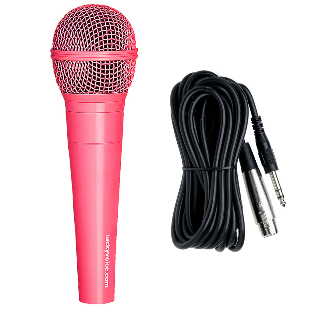 Neon Pink Microphone